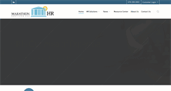 Desktop Screenshot of marathonhr.com